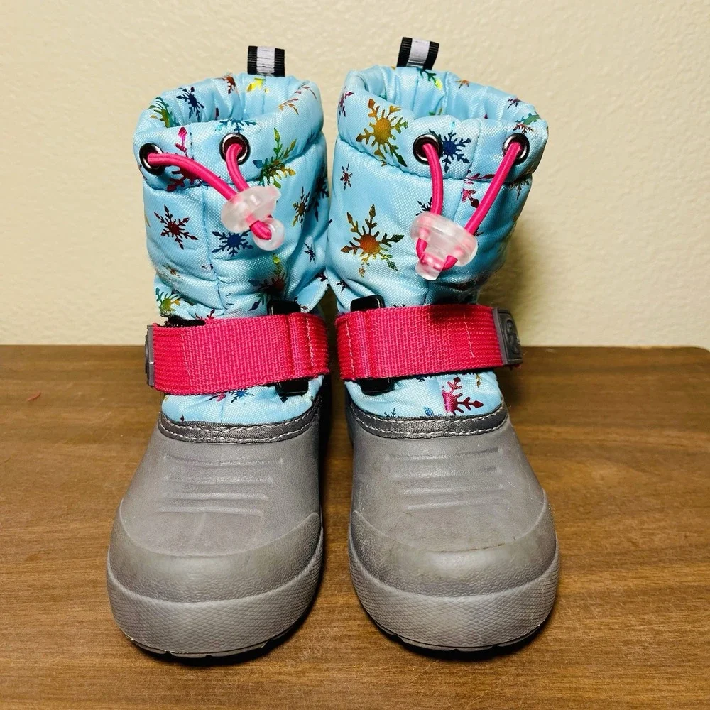 Northside Toddler's Frosty Insulated Snow Winter Boots‎ Blue Multi Size 7